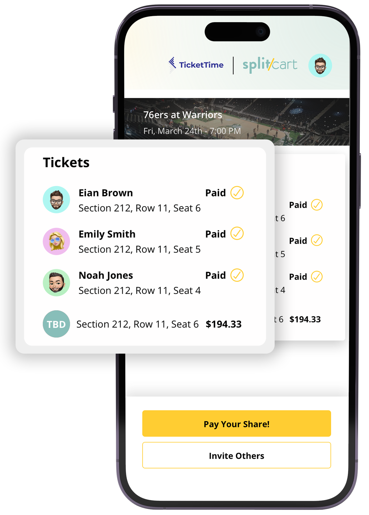 Ticket Status Page Pop Out